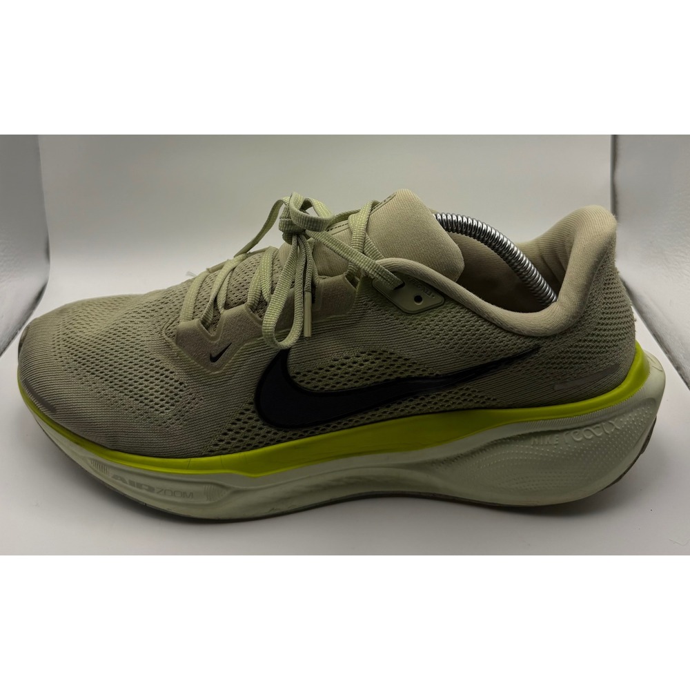 Nike Air Zoom Pegasus 41 Mens 12 Olive Volt Good Running Shoes FD2722-303